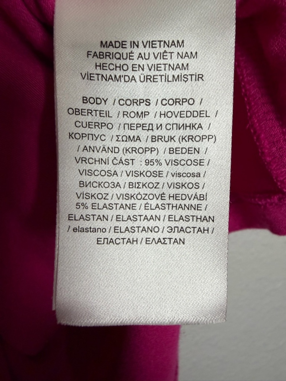 Lauren Ralph Lauren Fuschia Draped Faux Wrap Jersey Top Medium - Picture 6 of 9